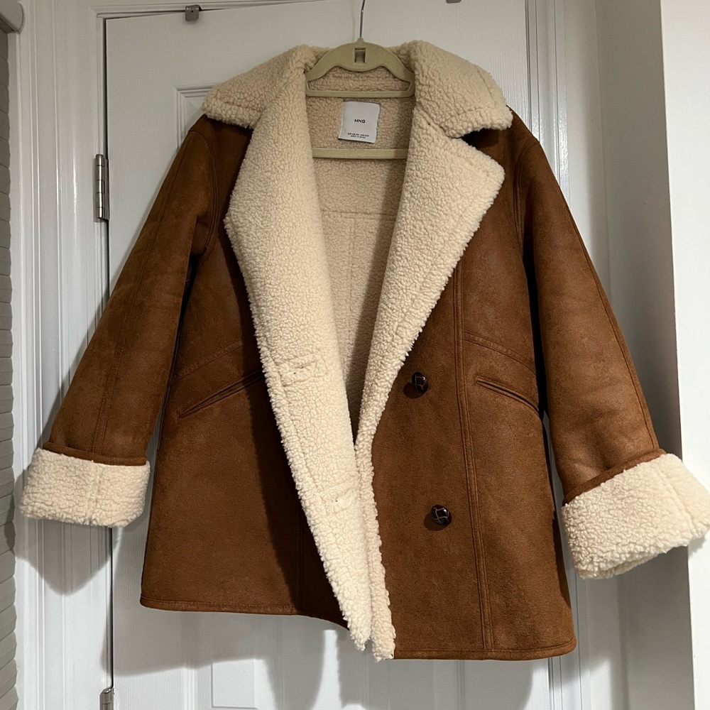 Mango Brown and Cream Jacket - Picture 3 of 4
